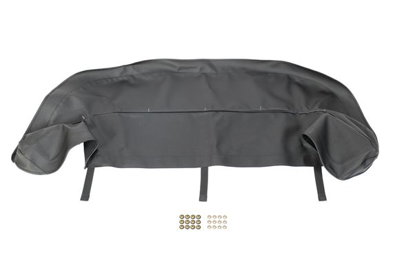Hood Stowage Cover - Black Standard PVC - MkIV & 1500 - 822401STD